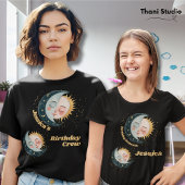 Any Age  Celestial Pyjama Verjaardag Zwart T-shirt