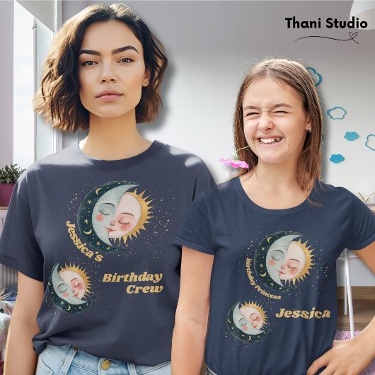 Any Age  Celestial Pyjama Verjaardagsmarine T-shirt