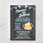 ANY AGE - Cheers and Beers Uitnodiging tot pensioe (Voorkant)