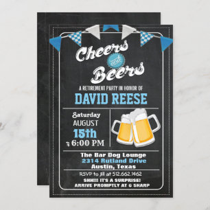 ANY AGE - Cheers and Beers Uitnodiging tot pensioe