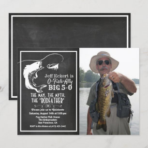 ANY AGE - Geviste verjaardagsfoto-uitnodiging Kaart