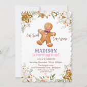 ANY AGE -  Gingerbread Verjaardagsuitnodiging Kaart (Voorkant)