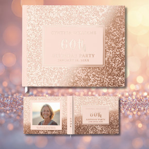 Any Age Guest Book Birthday Party Photo for Her