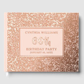 Any Age Guest Book Birthday Party Photo for Her (Recto)