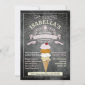 ANY AGE - Ice Cream Parlor Verjaardag uitnodiging (Voorkant)