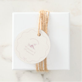 Any age pilates and prosecco birthday bedankjes labels