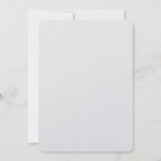 ANY AGE - Polar Beer Floral Verjaardagsuitnodiging Kaart (Achterkant)