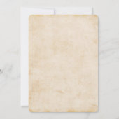 ANY AGE - Schattigee Dinosaurus Verjaardagsuitnodi Kaart (Achterkant)