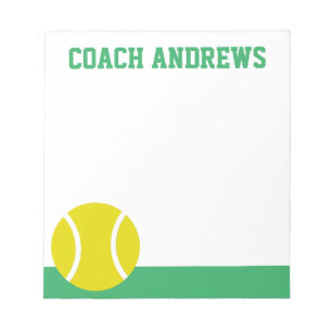 Any Colors Tennis Personalized Notepad Notitieblok