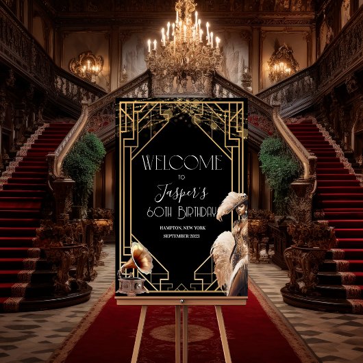 ANY EVENT - Roaring 20s Welkomstbord Poster