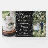 ANY Jubileum Proost 2 Foto Zwart-wit Spandoek (Horizontaal)