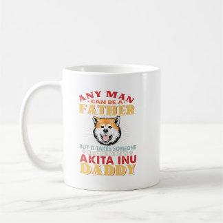 Any Man Can Be A Father Akita. Dwergduif Koffiemok