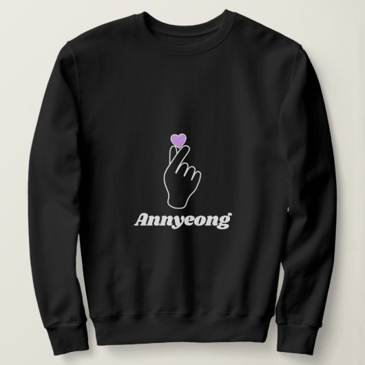 Anyeong schattig shirt (Design voorkant)