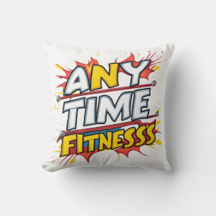 Anytime fitness - grappige fitness citaten kussen
