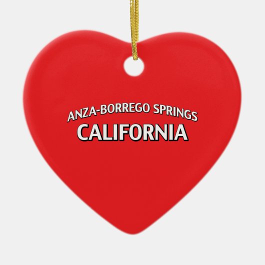 Anza-Borrego Springs California Keramisch Ornament (Voorkant)