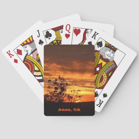 Anza, CA Cartes de jeu (dos)
