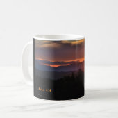 Anza, CA Sunset Coffee Mug (Devant gauche)