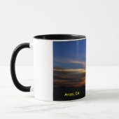 Anza, California Sunset Coffee Mok (Links)
