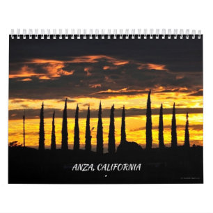 Anza, Californie Calendrier de douze mois