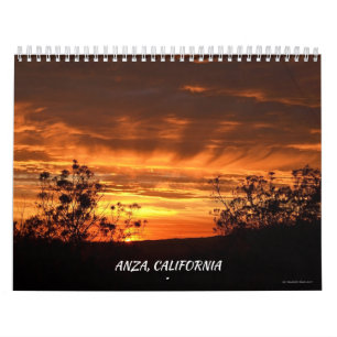 Anza, Californie Calendrier de douze mois