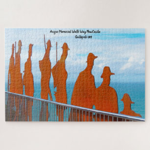 Anzac Walk Way-herdenking Newcastle Nieuw-Zeeland Legpuzzel
