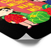 Ao Dai Kinder Chuc Mung Nam Moi Vietnamees nieuwja Poster (Hoek)