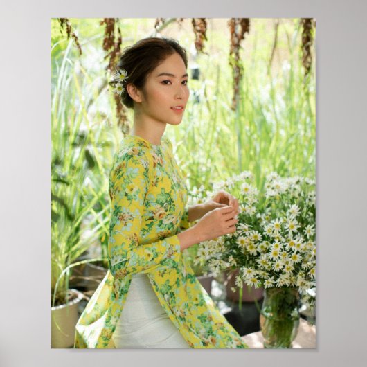 Ao Dai Traditional Vietnam Poster (Voorkant)