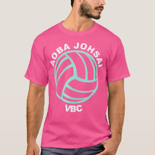 Aoba Johsai High Volleybal Training Anime Manga C T-shirt