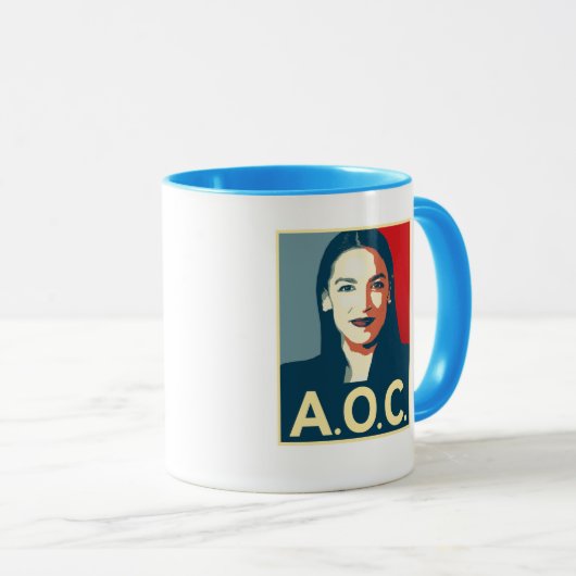 AOC 2024 Propaganda Mok (Voorkant rechts)