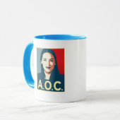 AOC 2024 Propaganda Mok (Voorkant links)