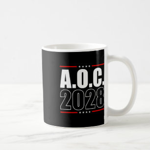 AOC 2028 A.O.C. 2028 voor de verkiezing van AOC 28 Koffiemok