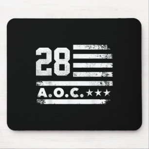 AOC 2028 A.O.C. 2028 voor President American Flag Muismat
