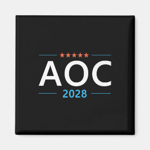 AOC 2028 Alexandria Ocasio-Cortez voor President d Magneet