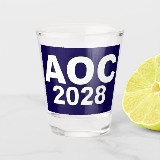AOC 2028 SHOT GLAS (Voorkant)