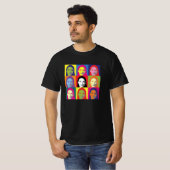 AOC Alexandria Ocasio-Cortez Retro  Pop Art T-shirt (Voorkant volledig)