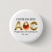 AOC Easter Egg Hunt Ronde Button 3,2 Cm (Voorkant)