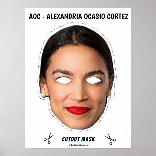 AOC Halloween Masker Poster (Voorkant)