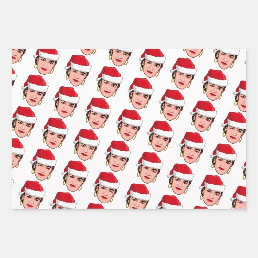 AOC Kerstmis Inpakpapier Vel (Voorkant)