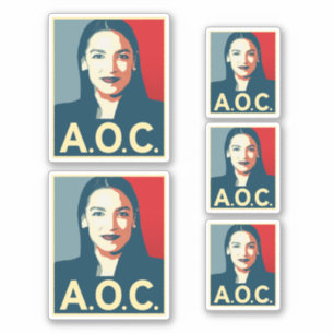 AOC-propaganda Sticker