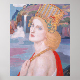 Aoife, c. 1914 door John Duncan Poster