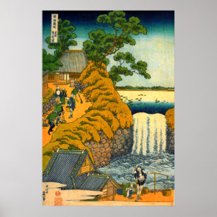 Aoigaoka Waterfall in de oostelijke hoofdstad Poster
