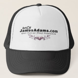 AOJA logo met schedels Trucker Pet
