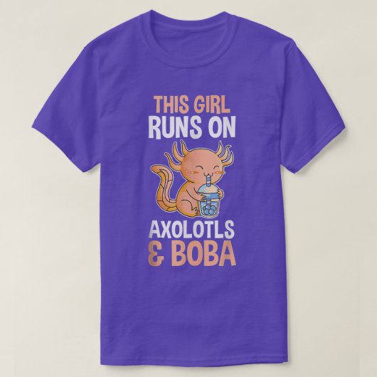 Aolotl Bubble Tea T-shirt (Design voorkant)