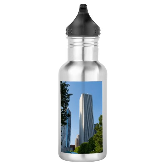 Aon Center Chicago Stainless Steel Water Bottle Waterfles (Rechts)