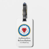 AoR-Bagagelabel Bagagelabel (Achterkant verticaal)