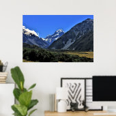Aoraki in de vallei poster (Thuiskantoor)