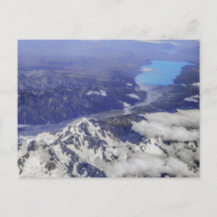 Aoraki Mount Cook en Lake Pukaki, Nieuw-Zeeland Briefkaart