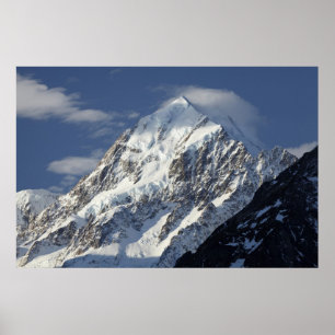Aoraki Mount Cook, Mackenzie Country, Zuid Poster