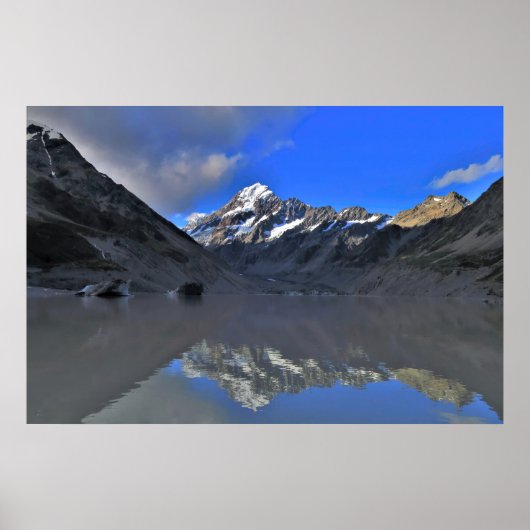 Aoraki Reflection Poster (Voorkant)