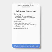 Aortadissectie en longbloeding badge (Achterkant)